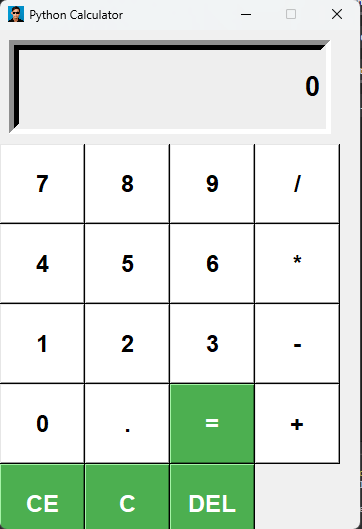 Calculator GUI